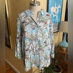 alison dailey tropical top